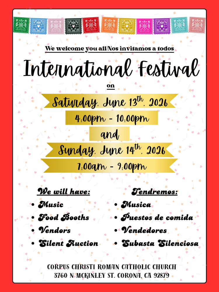 International Festival Flyer 2026